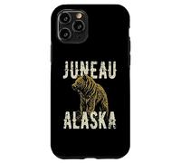 Juneau Alaska USA - Oso Grizzly con diseño Vintage Carcasa para iPhone 11 Pro