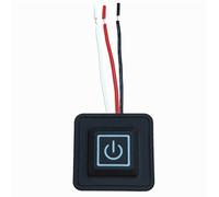 JUNESUN 3.7-12 V interruptor de botón impermeable calentado chaleco pantalones electirc calefacción pretina DIY controlador de temperatura interruptor