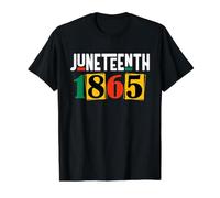 Juneteenth 1865 Derechos Civiles afroamericanos Afrocéntrico Camiseta gráfica económica, Hombre, Negro, M