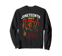 Juneteenth 1865 Día de la Libertad Historia africana y negra Sudadera