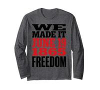 Juneteenth 1865 Freedom Day We Made It Manga Larga