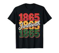 Juneteenth 1865 Freedom History Pride Celebration Camiseta