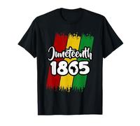 Juneteenth 1865 Historia Negra Liberación Afroamericana Camiseta