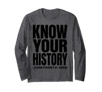 Juneteenth 1865 Know Your History Freedom Day Manga Larga
