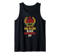 Juneteenth 19 de Junio Cool Mens Black History African Camiseta sin Mangas