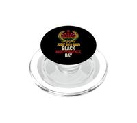 Juneteenth 19 de Junio Cool Mens Black History African PopSockets PopGrip para MagSafe