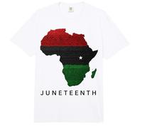 Juneteenth Africa Map Freedom Celebration Comfort Colors Adult Heavyweight T-Shirt