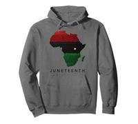 Juneteenth Africa Map Freedom Celebration Sudadera con Capucha