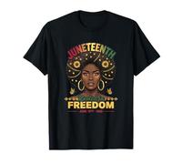Juneteenth arraigado en la Libertad Junio de 1865 Black History Women's Camiseta