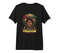 Juneteenth arraigado en la Libertad Junio de 1865 Black History Women's Camiseta Premium