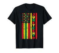 Juneteenth Bandera Afroamericana África Cultura Negra Camiseta