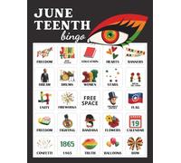 Juneteenth Bingo: 32-Player Freedom Day Themed Party Games for African American Culture, Black History Month Games for Classrooms and Community History Events