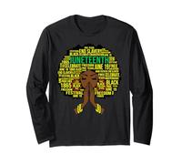 Juneteenth Black Girl Magic Melanin Mujeres Niñas Chica Poder Manga Larga