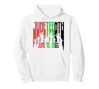 Juneteenth Black History Month Melanina Hombres Mujeres Niños Amor Sudadera con Capucha