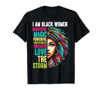 Juneteenth Black History Mujeres africanas celebrando negro Camiseta