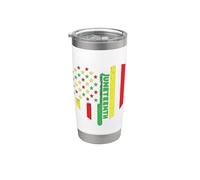 Juneteenth Black King Melanin Queen Niños Niños Niñas Vaso térmico de acero inoxidable de doble pared