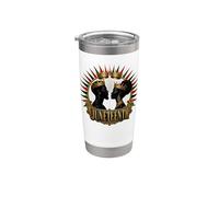Juneteenth Black King Queen Freedom Pride Vaso térmico de acero inoxidable de doble pared