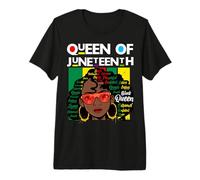 Juneteenth Black Queen Melanin Girl Magic Sista Mujeres Niñas Camiseta Premium