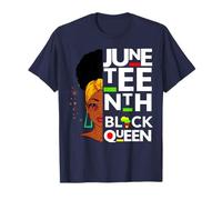 Juneteenth Black Queen Melanin Mujeres Sis Girl Sista Auntie Camiseta
