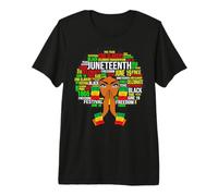 Juneteenth Black Queen Melanin Mujeres Sista Madre Reinas Diversión Camiseta Premium