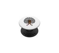 Juneteenth Black Queen Melanin Mujeres Sista Madre Reinas Diversión PopSockets PopGrip Adhesivo