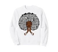 Juneteenth Black Queen Melanin Mujeres Sista Madre Reinas Diversión Sudadera
