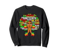 Juneteenth Black Queen Melanin Mujeres Sista Madre Reinas Diversión Sudadera