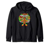 Juneteenth Black Queen Melanin Mujeres Sista Madre Reinas Diversión Sudadera con Capucha