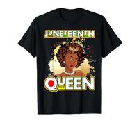 Juneteenth Black Queen Melanin Poppin Sista Brown Skin Girls Camiseta