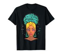 Juneteenth Black Queen Mujeres Hermosas Melanina Reina Mujer Camiseta