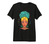 Juneteenth Black Queen Mujeres Hermosas Melanina Reina Mujer Camiseta Premium