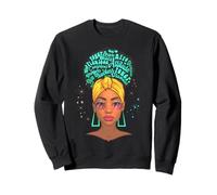 Juneteenth Black Queen Mujeres Hermosas Melanina Reina Mujer Sudadera