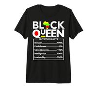 Juneteenth Black Queen Mujeres Mamá Tía Hermana Melanina Chicas Camiseta Premium
