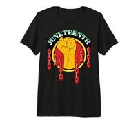 Juneteenth Break Every Chain Junio 19 1865 Hombres Mujeres Niño Niña Camiseta Premium
