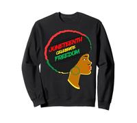 Juneteenth Celebra la Libertad Black Girl Magic Melanina Mujer Sudadera