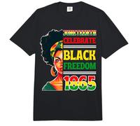 Juneteenth Celebra la Libertad Negra 1865 Derechos Civiles africanos Comfort Colors Adult Heavyweight T-Shirt