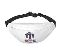 Juneteenth Celebrating Black Freedom 1865 - Riñonera afroamericana para correr, senderismo, viajes, riñonera de moda con cinturón ajustable, Black, Talla única, Cinturón de dinero