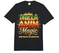 Juneteenth Celebration Empowering Melanin Design Comfort Colors Adult Heavyweight T-Shirt