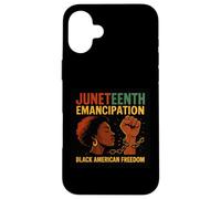Juneteenth Emancipation Celebration Day- Fiesta Libre Carcasa para iPhone 16 Plus