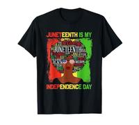 Juneteenth es mi Día de la Independencia Mujeres Negras 4 de julio Camiseta