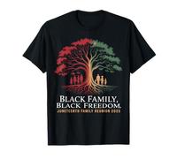 Juneteenth Family Reunion 2025 Freedom Unity Negro Mujer Hombre Camiseta