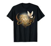 Juneteenth Free Indeed Dove Broken Chain Camiseta
