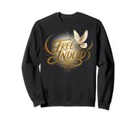 Juneteenth Free Indeed Dove Broken Chain Sudadera