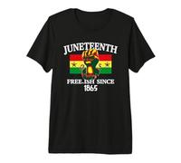 Juneteenth Free-Ish Since 1865 Camiseta Premium