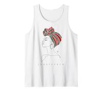 Juneteenth Freedom Day Black Woman Head Wrap Camiseta sin Mangas