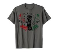 Juneteenth Freedom Day Emancipation Fist Camiseta