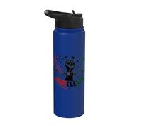 Juneteenth Freedom Day Emancipation Fist Stainless Steel Insulated Water Bottle