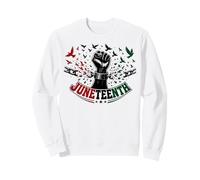 Juneteenth Freedom Day Emancipation Fist Sudadera
