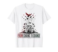 Juneteenth Freedom Day from Chains to Change Camiseta