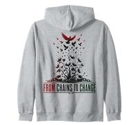 Juneteenth Freedom Day from Chains to Change Sudadera con Capucha